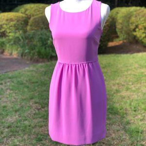 J. Crew Simple Bright Purple Dress Sz 0